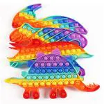 Kiditos Multicolor Silicone Push Bubble Pop It Fidget Toy