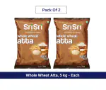 Sri Sri Tattva Shuddhta ka naam | Whole Wheat Atta 5 kg (Pack of 2)