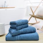 Rangoli Wedgewood Super Comfy Cotton Bath & Hand Towel Set 4 pcs (SC0066)
