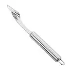 Vinishq Pepper Corer Seed Remover Tool Zucchini Cucumber Core Stainless Steel Deseeder Chili Corer Remover Serrated Slice Seed Remover or Slice Off Vegetables Tops