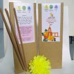 Pratha-Bee Happy Incense stick Panchgavya Temple flower-Sacred