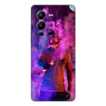 GADGETSWRAP Printed Vinyl Skin Sticker for Vivo V25 Pro (5G) - Unknown Color Smoke