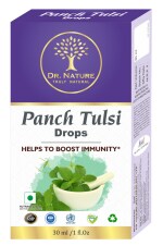 Dr. Nature Panch Tulsi Drops- Immunity Booster|Relieving Cough And Cold Herbal Remedy Health Supplement (30ml.)