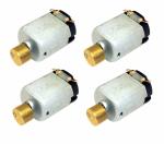 InventoSales 4Pcs (Pack of 4) 3V - 6V Vibration motor mini micro DC Toy Hobby Motor 25x20x15mm 5200 rpm for Toys DIY Projects