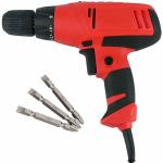 MLD pistol grip drill machine electric screwdriver with reverse forwarded rotating 10mm gun for torque facility 350w 750r/min power drill & magnetic PH2 +/- bit-XP-SD14H [color_multi/material_Plastic]