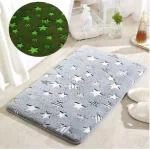 Harnil Radium Mat | Dark in Glow Dor Mat Microfiber Non-Slip Kitchen Floor Mat Soft & Washable Luminous Bathroom Mat Bedroom livingroom Doormat (Pack of 1, 60x40cm)