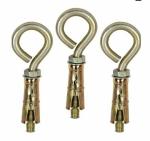 UNIFIX FASTENER Iron Metal Fasteners Anchor Brass Golden Bullet hooks (M6, 10)