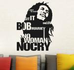 Sticker Studio Vinyl Bob Marley Wall Stickers Standard