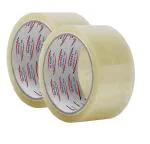 HEPINES Transparent Tape 2 inches Width, 100-meter Length, Pack of 2 (Premium Quality | All Packaging | Home, Office and Industrial Uses)