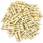 SHREE SANT ENTERPRISE Wooden Clip- 20 Pcs Mini Natural Wood Pin for Photos, Wooden Small Photo Clips, Mini Close Pins for Pictures, Display Artwork, Little Baby Shower (20 Pieces)