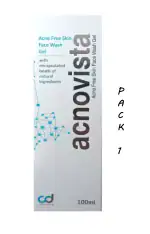 Glenston acnovista Acne Free Skin Face Wash Gel (pack of 1) 100 ml All Skin Types