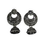Priyansh Enterprise Handmade Silver D3 Diamond Traditional Ad Earrings For Parties, Festivals For Women