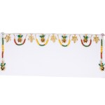 Narya Traditional Gold-Tone Toran with Leaf and Kalash Accents, Size:-3 FT, Toran# 184