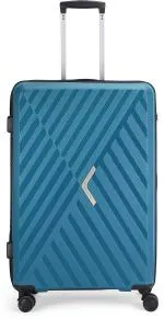 ARISTOCRAT CROSS STROLLY 360 degree LARGE NAVY BLUE Check-in Suitcase - 30 inch ()