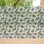 JAAMSO ROYALS Black Butterflies Peel and Stick, Self Adhesive, 3D Vinyl Window Film For Home Décor (500 x 45 CM)