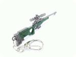 Blue Aura Psyche Green Metal Pubg Awm415A1 Magnum Gun 3D Body Props 120Mm Length Key Chain