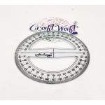 Craft waft Academy 6 Inch 360 Protector for Architecture, Interior Designer & Engineers Pack of 2 (Transparent Poly Made)