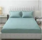 MS ENTERPRISES Pure Cotton Bedsheet Printed Bedsheet with two pillow covers-A10