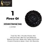 charcol sopa ACTIVATED CHARCOAL Natural Hand Made Soap - 100gm (Pack of 1)