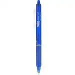 Pilot Frixion Clicker Erasable Roller Ball Pen | Tip Size - 0.7 MM | Retractable Pen With Dimpled Grip and In-built Eraser | Ink Colour - Blue | Pack of 2
