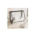 Riyan Luxiwood Berlin Wall Mounted Study Table with Shelf and Storage Study Table Wall Mounted Desk