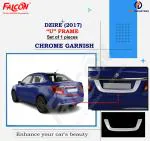 FALCON CAR DICKEY U FRAME CHROME GARNISH FOR DZIRE 2017 ONWARDS