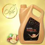 Olixir Cold Pressed Groundnut Oil - 5 ltr | Peanut Oil | Chekku | Kacchi Ghani | Wood Pressed | Natural Cooking Oil | Chemical Free