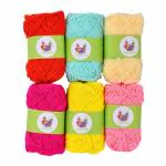 Woolen thread for Knitting, Art craft work - Pink ( Pack of 6)