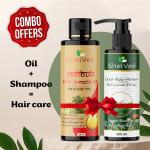 SHELVEE Ocean Kelp shampoo , JADIBUTI HAIR OIL Hair Growth Jherapy Protian Shampo for falling Hair 400 ml