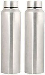 STEEPLE VISAXMI Stainless Steel Water Bottle 1000 ml (Pack of 2)