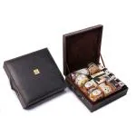 Zoroy Luxury Chocolate Gift Hamper Combo | Art Leather hamper box filled with chocolates and other goodies 1000gms | Christmas | Wedding | Diwali | Online Chocolate Hamper | Corporate Chocolate Pack