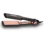 NOVA Temperature Control Professional Nano Titanium Coated NHS 901 Hair Straightener - Black Gold