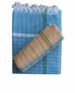 ASH Traders Sircilla Khadi Cotton Handloom Bath Towels Size 36/72Inch(90/180cm) 3/6feet Heavy Quality Pack of 2