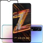 SM Styles Edge To Edge Tempered Glass for Vivo Iqoo Z3 5G (Pack of 1)