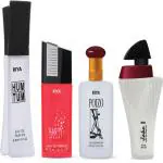 Riya Hum Tum & Party Wear & Poizo & Jako Eau De Perfume For Unisex 30 ml Each Eau De Parfum 120 ml (For Men & Women)