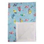 Love Baby Imported Soft Bed Sheet Plastic - 713 C Blue P9