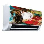 Qth COLOURFULL DESIGN AC STICKER SUITABLE FOR ALL TYPE OF AC QTH-AC-7780