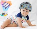 Pseudo Baby Infant Toddler Helmet, No Bump Safety Head Cushion Bumper Bonnet Adjustable Protective Multi Printed Cap Child Safety Headguard Hat for Running Walking Crawling Safety Helmet for Kids