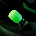 Care N Made | Green | All-New Bike, Car Tyre Air Valve Caps Fluorescent Tire Valve Caps for Cars & Bikes with Neon Glow Brighten Up Your Ride Instantly Set of 4 Compatible with Ford F1G0