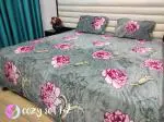 Milap Flannnal King Size Warm Double Bedsheet