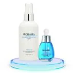 Set Of Miguhara Hyalucollagen Moisture Toner 120Ml + Aqua Balance Ampoule 35Ml | Hyaluronic Acid+Collagen, Green Tea Extract, Beta-Glucan, 20+ Herbs | Imported Premium Korean Skincare