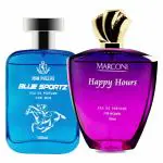 John Phillips BLUE SPORTZ-HAPPY HOURS | Long Lasting | Combo Eau de Parfum (100+100 ml )