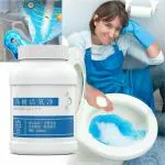 Vitomine Toilet Active Oxygen Cleaner Agent, All Purpose Cleaning Powder Toilet Bowl Foam Cleaner, Powerful Pipe Dredging Agent, Effectively Cleans Stubborn Dirt from Toilet (1 Pcs, 250g)
