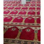 habibi Janamaz Rolls for Masjid (Mosque) Prayer Carpet Any Religious Houses & Gallery Runner Carpet 2 x 4 Feet Color Red