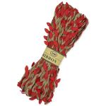 Samvardhan 10M Leaf Rope Natural Hessian Jute Twine Rope Burlap Ribbon Diy Craft Vintage For Home Wedding Party Décor (Red) Red Ribbons