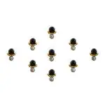 Comet Busters Black Diamond Shaped Bindi For Women