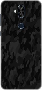 SRG INFOTECH Asus Zenfone 5 Lite ZC600KL Mobile Skin (Black Camio)