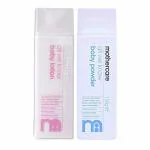 Mothercare All We Know Baby Powder and Baby Lotion for All Skin Moisturizing, Hypoallergenic (Pack of 2)