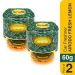 Airodo aer twist, Car Air Freshener, Long-lasting, Spill-proof - Cocktail Crush (yellow | 60g | Pack 02)