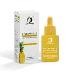 Just Peachy Pineapple-C Glow Boosting Serum With Pineapple, Vitamin C, Hyaluronic and Kakadu I Non Irritating I Reduces Pigmentation | Paraben & Sulphate Free | For Dull Uneven Skin | Face Serum 30 Ml